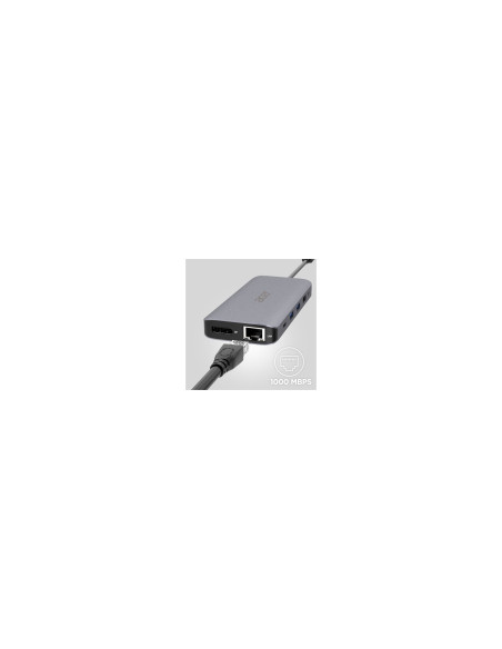 Acer 12-In-1 Type-C Dongle Przewodowa Usb 3.2 Gen 1 (3.1 Gen 1) Type-C Srebrny