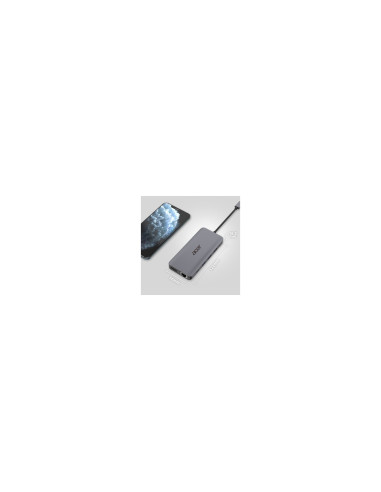 Acer 12-In-1 Type-C Dongle Przewodowa Usb 3.2 Gen 1 (3.1 Gen 1) Type-C Srebrny