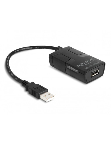 Delock Izolator Usb 2.0 Typu-A Męski Na Żeński Z Izolacją 5 Kv Dla Linii Przesyłu Danych