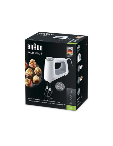 Braun Hm 5000 Wh Mikser Ręczny 700 W Szary, Biały