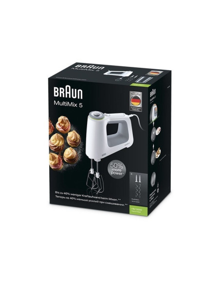 Braun Hm 5000 Wh Mikser Ręczny 700 W Szary, Biały