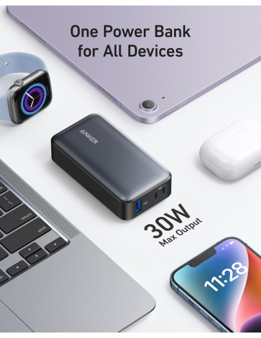 Anker 533 Power Bank (Powercore 30W) Lit 10000 Mah Czarny