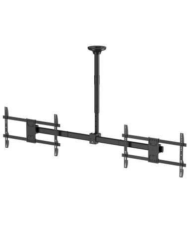 Uchwyt Sufitowy Dla Dwóch Tv Maclean, Max. Obciążenie 2X40Kg, 34-60", Max Vesa 600X400, Mc-111 B