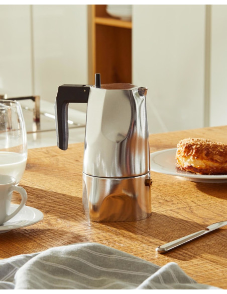 Alessi Mt18/3 Ręczny Ekspres Do Kawy Kawiarka Moka Aluminium