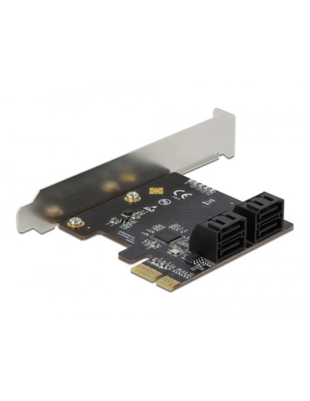 Delock 4 Portowy Sata Pci Express X1 Card - Konstrukcja Niskoprofilowa