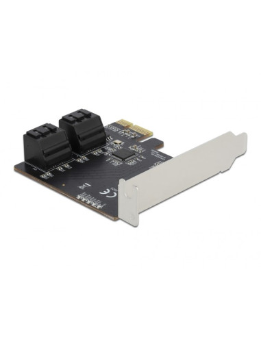 Delock 4 Portowy Sata Pci Express X1 Card - Konstrukcja Niskoprofilowa