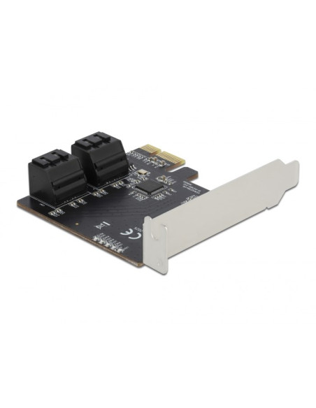 Delock 4 Portowy Sata Pci Express X1 Card - Konstrukcja Niskoprofilowa