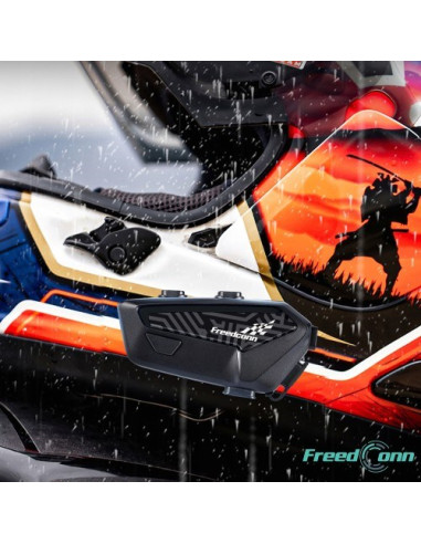 Interkom Motocyklowy  Freedconn F1 Plus V2 Eu Bt 5.4+Edr Zasięg Do 500M Mówi Po Polsku