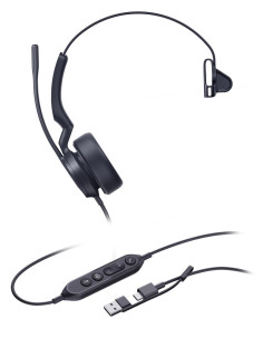 Yealink Uh44 Mono Teams Usb-C/A Zestaw Słuchawkowy Przewodowa Opaska Na Głowę Biuro/Centrum Telefoniczne Usb Type-C / Usb Type-A 2