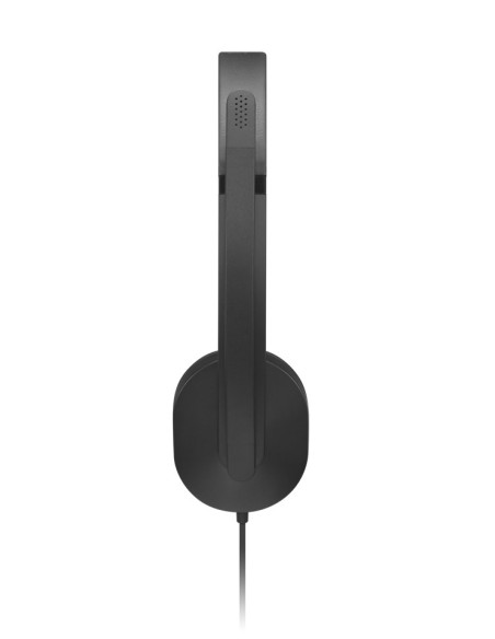 Przewodowy Zestaw Słuchawkowy Voip Lenovo 5000 Z Mikrofonem, Usb A/C, Czarny