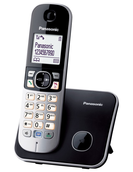 Panasonic Kx-Tg6811Gb Telefon Telefon W Systemie Dect Nazwa I Identyfikacja Dzwoniącego Czarny