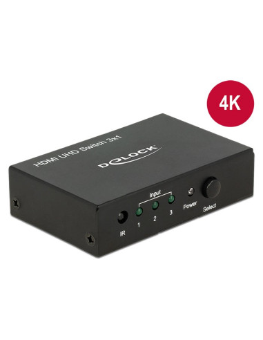 Delock 18683 Przełącznik Wideo Hdmi