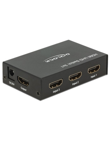 Delock 18683 Przełącznik Wideo Hdmi