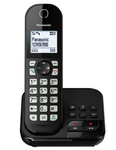 Panasonic Kx-Tgc460Gb Telefon Telefon W Systemie Dect Nazwa I Identyfikacja Dzwoniącego Czarny