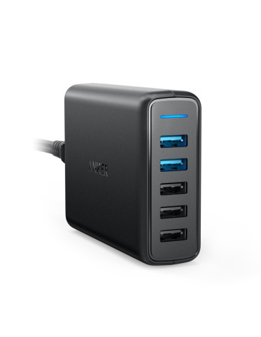 Anker Powerport Speed 5, 63W 5-Portowa Ładowarka Usb, Zasilacze Z Quick Charge 3.0