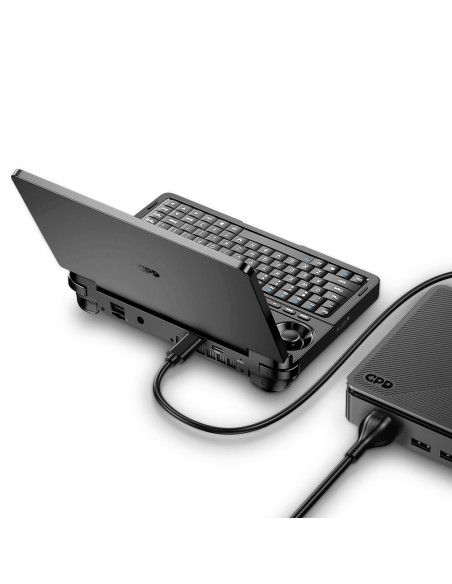 Laptop Gpd-Winmini-Hx37032002B Ryzen Ai 9 Hx370/7" Fhd Touchscreen 120Hz/32Gb/Ssd 2Tb/Bt/Blkb/Amd Radeon 890M 8Gb/Win 11 Black