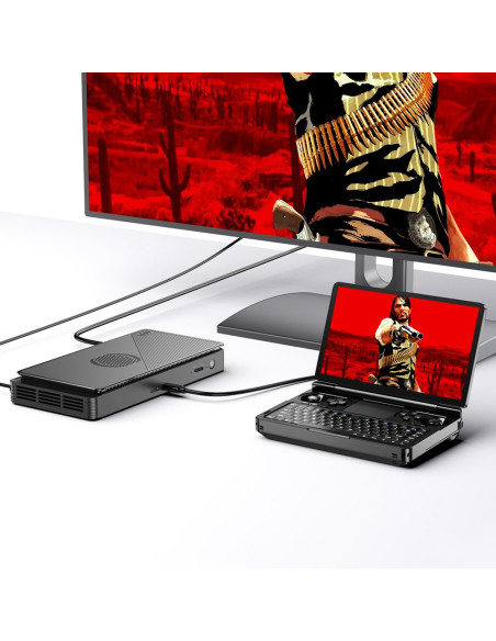 Laptop Gpd-Winmini-Hx37032002B Ryzen Ai 9 Hx370/7" Fhd Touchscreen 120Hz/32Gb/Ssd 2Tb/Bt/Blkb/Amd Radeon 890M 8Gb/Win 11 Black
