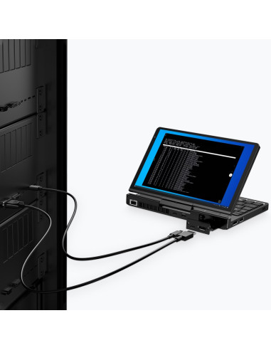 Laptop Gpd-Pocket-4 Ryzen 7 8840U/8" Wqxga (2560X1600) Touchscreen 144Hz Ips/X360/Lan/16Gb/Ssd 1Tb/Bt/Blkb/Fpr/X360/Radeon 780M 