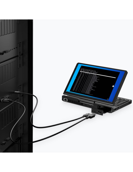 Laptop Gpd-Pocket-4 Ryzen 7 8840U/8" Wqxga (2560X1600) Touchscreen 144Hz Ips/X360/Lan/16Gb/Ssd 1Tb/Bt/Blkb/Fpr/X360/Radeon 780M 