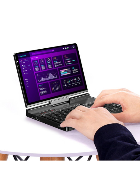 Laptop Gpd-Pocket-4 Ryzen 7 8840U/8" Wqxga (2560X1600) Touchscreen 144Hz Ips/X360/Lan/16Gb/Ssd 1Tb/Bt/Blkb/Fpr/X360/Radeon 780M 