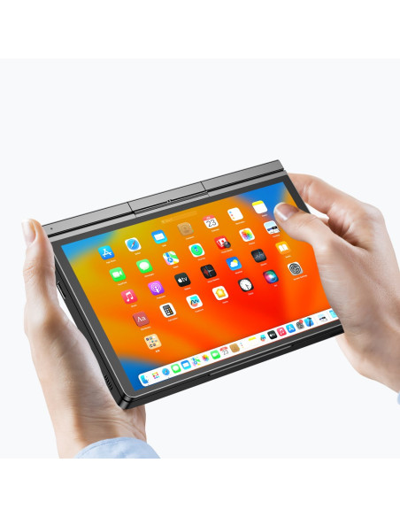 Laptop Gpd-Pocket-4 Ryzen 7 8840U/8" Wqxga (2560X1600) Touchscreen 144Hz Ips/X360/Lan/16Gb/Ssd 1Tb/Bt/Blkb/Fpr/X360/Radeon 780M 