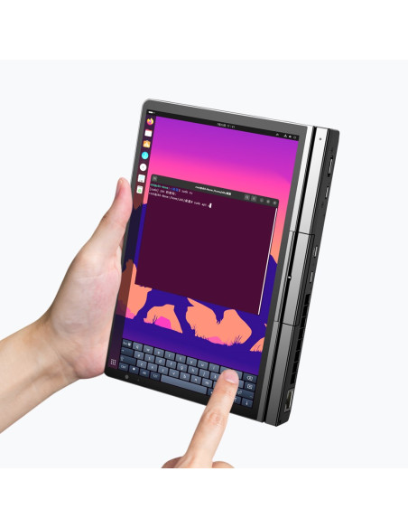 Laptop Gpd-Pocket-4 Ryzen 7 8840U/8" Wqxga (2560X1600) Touchscreen 144Hz Ips/X360/Lan/16Gb/Ssd 1Tb/Bt/Blkb/Fpr/X360/Radeon 780M 