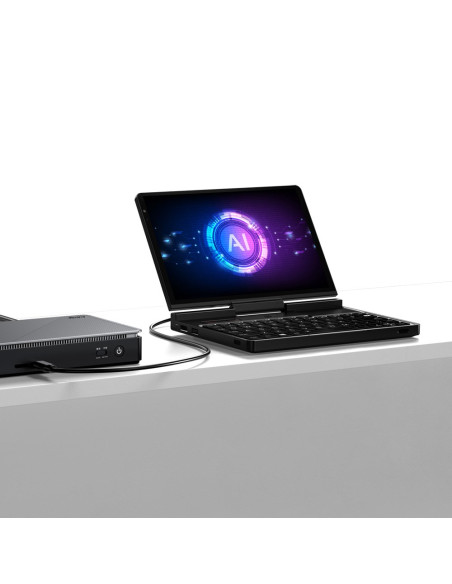 Laptop Gpd-Pocket-4 Ryzen 7 8840U/8" Wqxga (2560X1600) Touchscreen 144Hz Ips/X360/Lan/16Gb/Ssd 1Tb/Bt/Blkb/Fpr/X360/Radeon 780M 