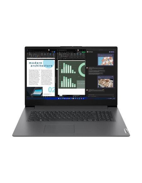 Lenovo V17 G4 Iru I7-13620H 17.3" Fhd Ips 300Nits Ag 16Gb Ddr4 3200 Ssd512 Intel Uhd Graphics 45Wh Cam720P W11Pro Iron Grey 3Y O
