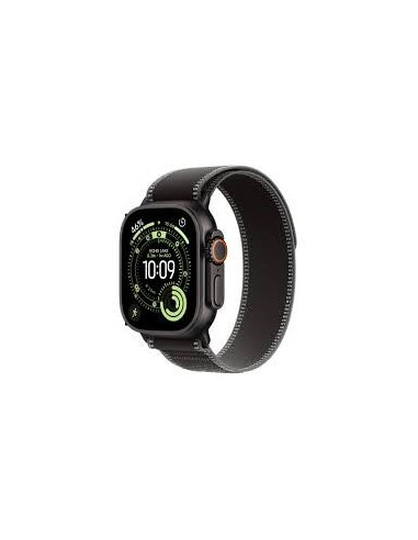 Apple Watch Ultra 3 Gps + Cellular 49Mm Black Titanium Case With Black/Charcoal Trail Loop - M/L