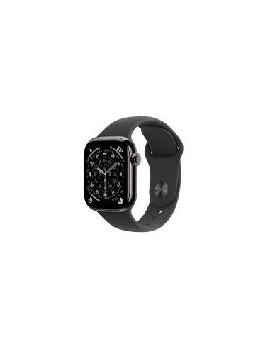 Zegarek Apple Watch Series 11 Gps + Cellular 42Mm, Slate Titanium Case Z Black Sport Band - S/M