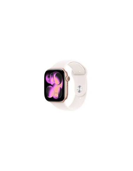 Apple Watch Series 11 Gps + Cellular 46Mm Rose Gold Aluminium Case With Light Blush Sport Band - S/M
