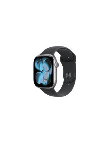 Apple Watch Series 11 Gps + Cellular 46Mm Space Grey Aluminium Case With Black Sport Band - M/L