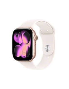 Apple Watch Series 11 Gps 46Mm Rose Gold Aluminium Case With Light Blush Sport Band - S/M