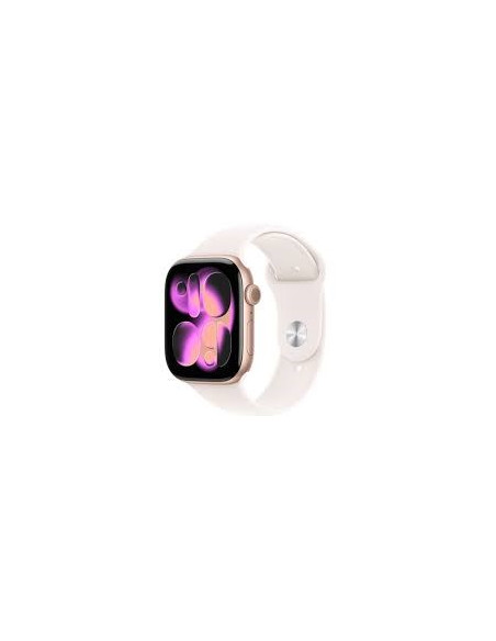 Apple Watch Series 11 Gps 46Mm Rose Gold Aluminium Case With Light Blush Sport Band - S/M