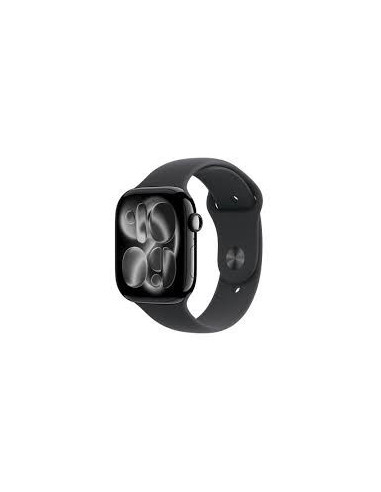Apple Watch Series 11 Gps 46Mm Jet Black Aluminium Z Czarnym Paskiem Sport S/M
