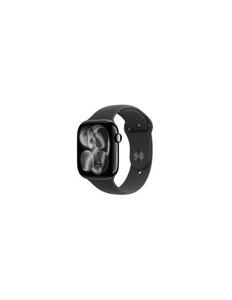 Apple Watch Series 11 Gps 46Mm Jet Black Aluminium Z Czarnym Paskiem Sport S/M