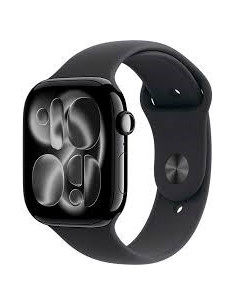 Apple Watch Series 11 Gps 46Mm Jet Black Aluminium Case With Black Sport Band - M/L