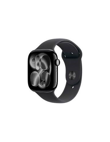 Apple Watch Series 11 Gps 46Mm Jet Black Aluminium Case With Black Sport Band - M/L
