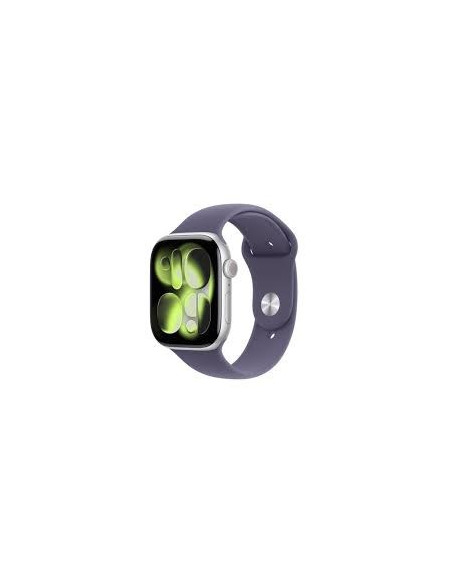 Apple Watch Series 11 Gps 46Mm Silver Aluminium Case With Purple Fog Sport Band - M/L