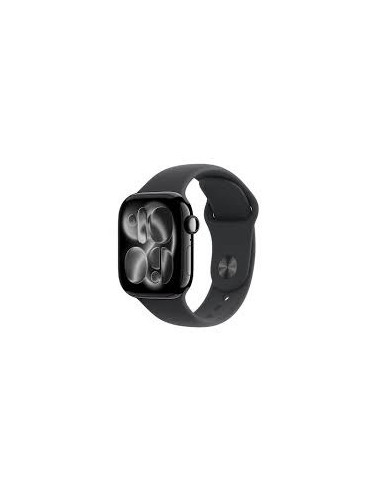 Apple Watch Series 11• Gps™ 42Mm™ Głęboka Aluminiowa Koperta Z Czarnym Paskiem Sportowym - S / M