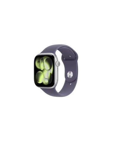 Apple Watch Series 11 Gps 42Mm Silver Aluminium Case With Purple Fog Sport Band - S/M