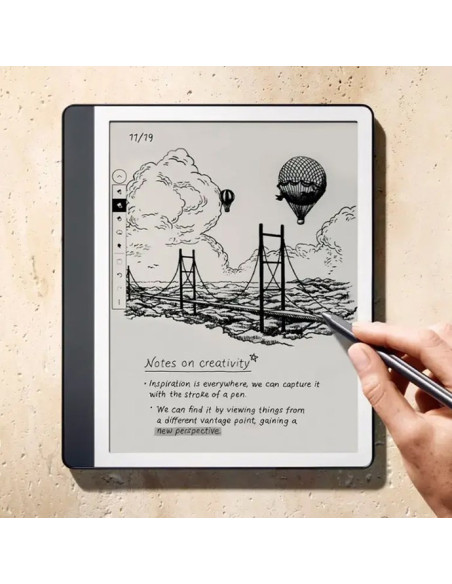 Czytnik Ebook New Kindle Scribe - 2024 Release 10.2” Glare-Free 64Gb Wi-Fi (Without Lockscreen Ads) With Premium Pen Tungsten + 