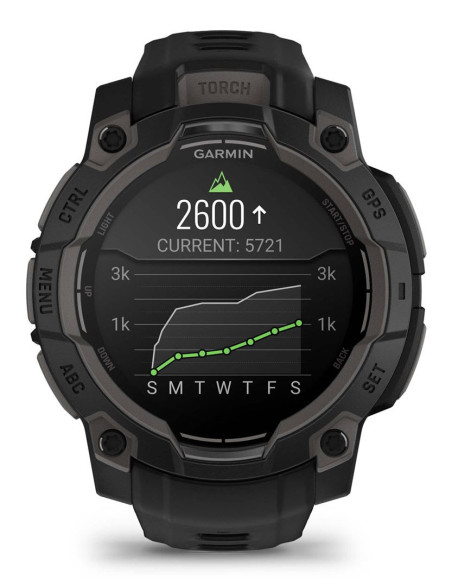 Zegarek Sportowy Garmin Instinct 3 Amoled 45Mm Czarny