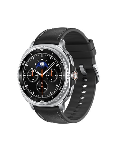 Samsung Galaxy Watch 8 Classic 3,3 Cm (1.3") Amoled 46 Mm Cyfrowy 438 X 438 Px Ekran Dotykowy 4G Srebrny Wi-Fi Gps