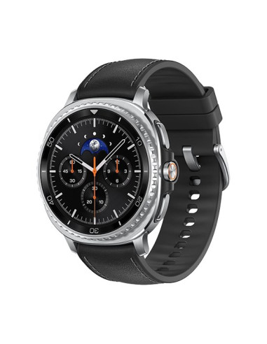 Samsung Galaxy Watch 8 Classic 3,3 Cm (1.3") Amoled 46 Mm Cyfrowy 438 X 438 Px Ekran Dotykowy 4G Srebrny Wi-Fi Gps