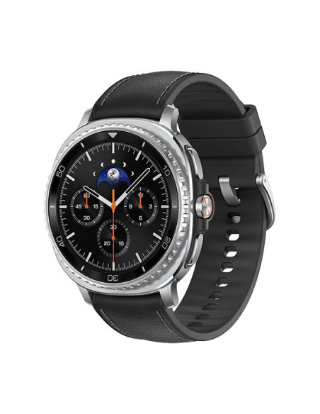 Samsung Galaxy Watch 8 Classic 3,3 Cm (1.3") Amoled 46 Mm Cyfrowy 438 X 438 Px Ekran Dotykowy 4G Srebrny Wi-Fi Gps