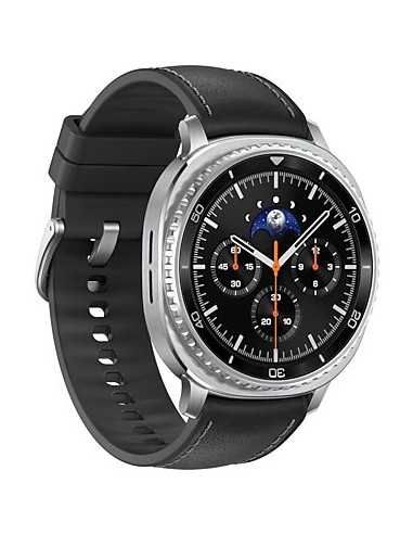 Samsung Galaxy Watch 8 Classic 3,3 Cm (1.3") Amoled 46 Mm Cyfrowy 438 X 438 Px Ekran Dotykowy 4G Srebrny Wi-Fi Gps