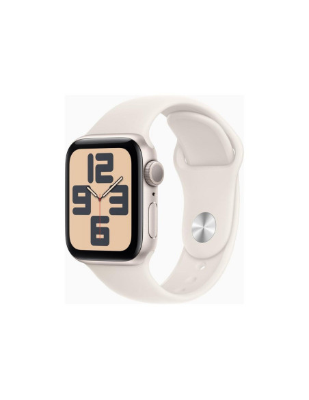 Zegarek Apple Watch Se 3 Gps 40 Mm, Aluminiowa Obudowa W Kolorze Starlight Z Paskiem Starlight Sport Band – M/L