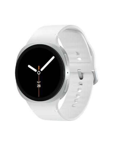 Samsung Galaxy Watch 8 3,81 Cm (1.5") Amoled 44 Mm Cyfrowy 480 X 480 Px Ekran Dotykowy Srebrny Wi-Fi Gps