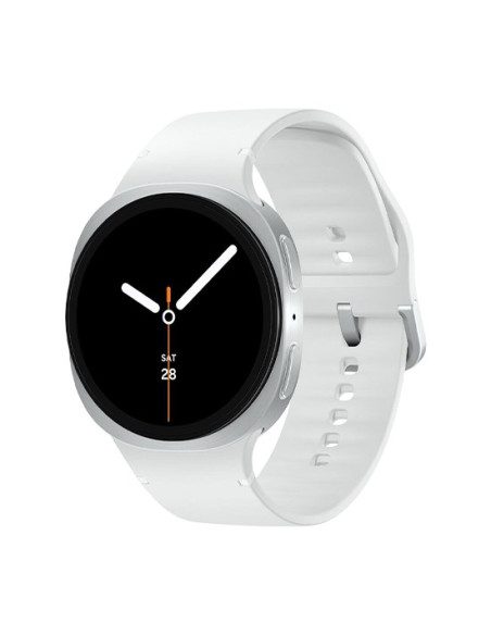 Samsung Galaxy Watch 8 3,81 Cm (1.5") Amoled 44 Mm Cyfrowy 480 X 480 Px Ekran Dotykowy Srebrny Wi-Fi Gps